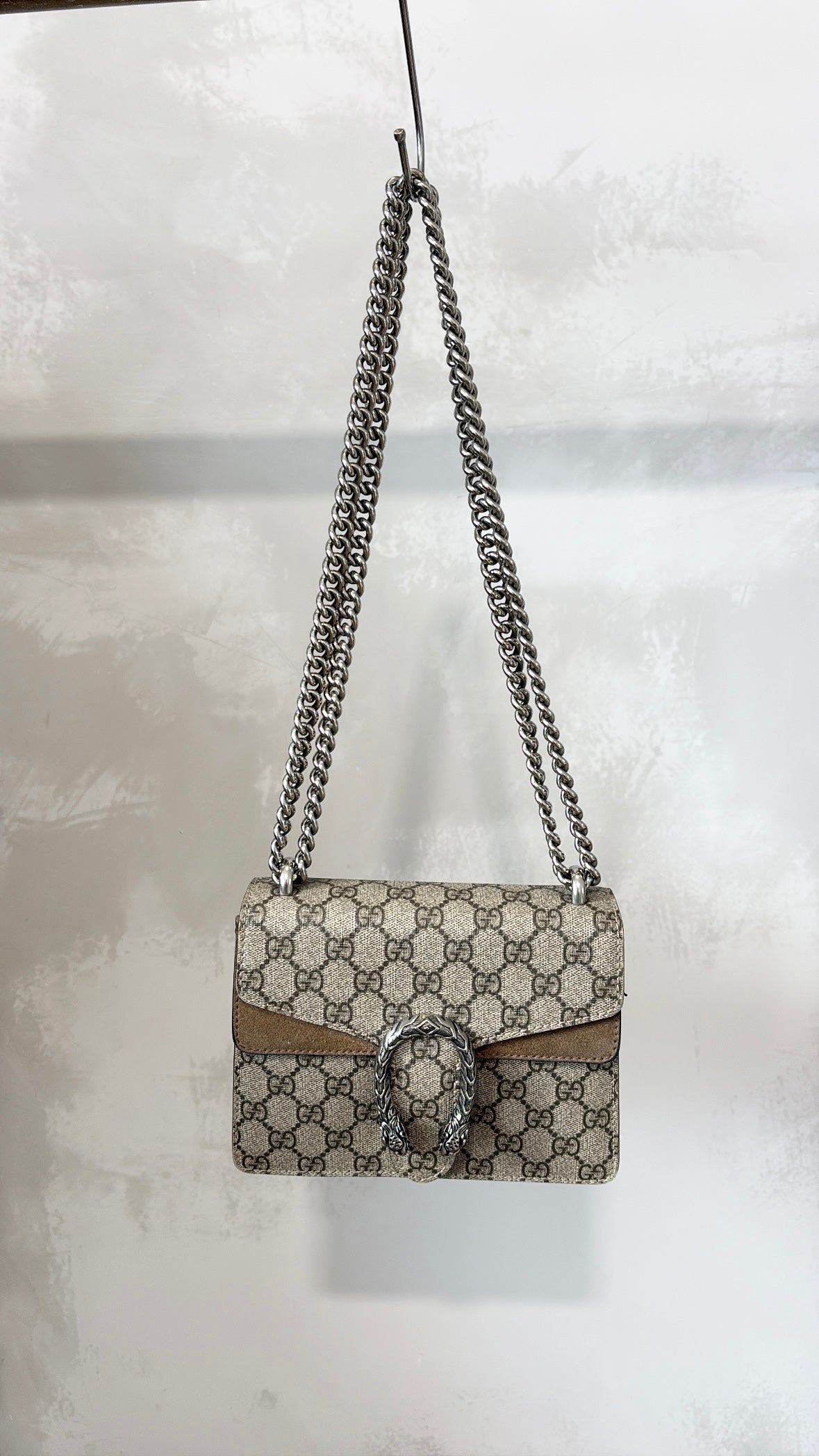 Gucci Supreme Canvas Monogram Mini Dionysus Bag