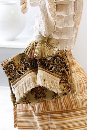 Small Flamenco Tapestry Crossbody Bag