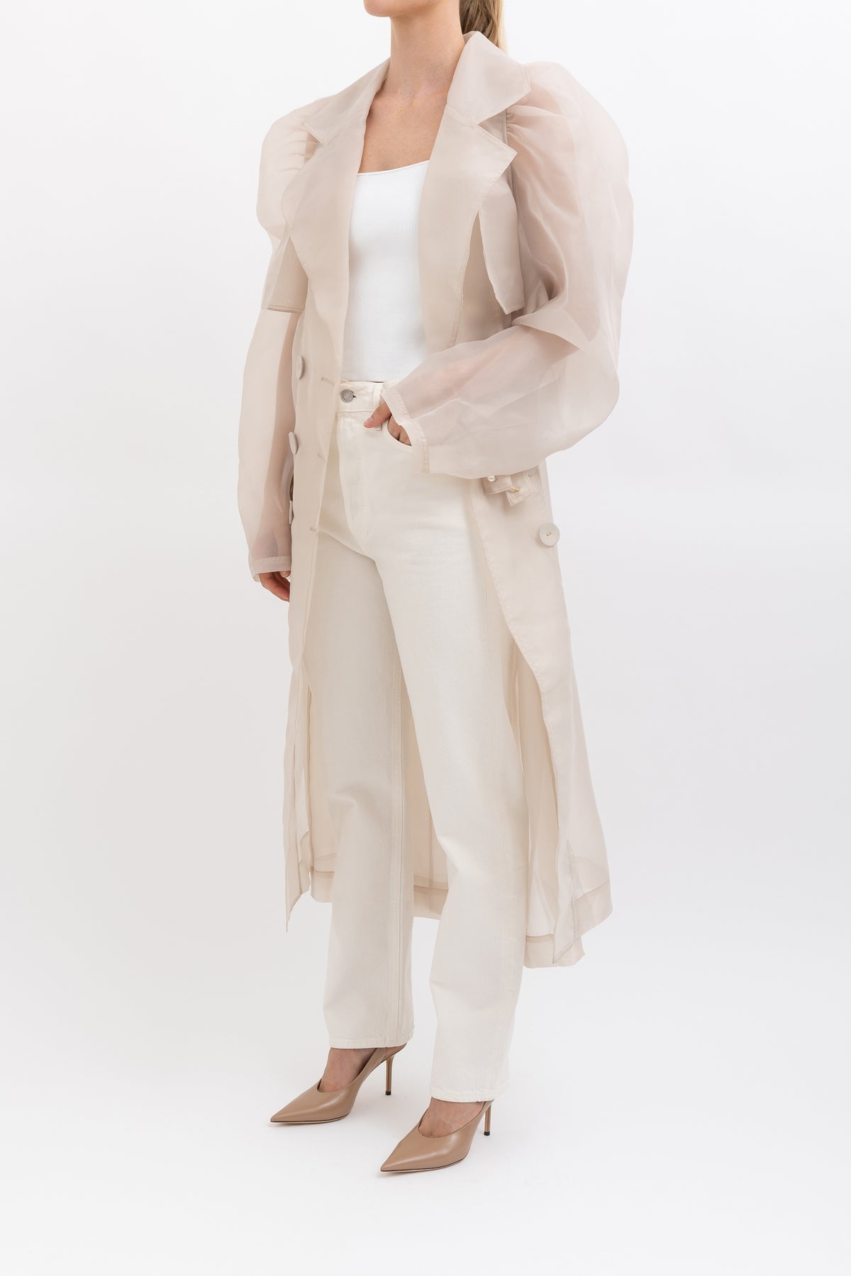 Roxanne Organza Trench Coat