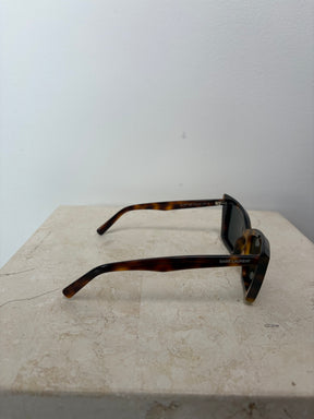 Saint Laurent Tortoishell Cat Eye Sunglasses