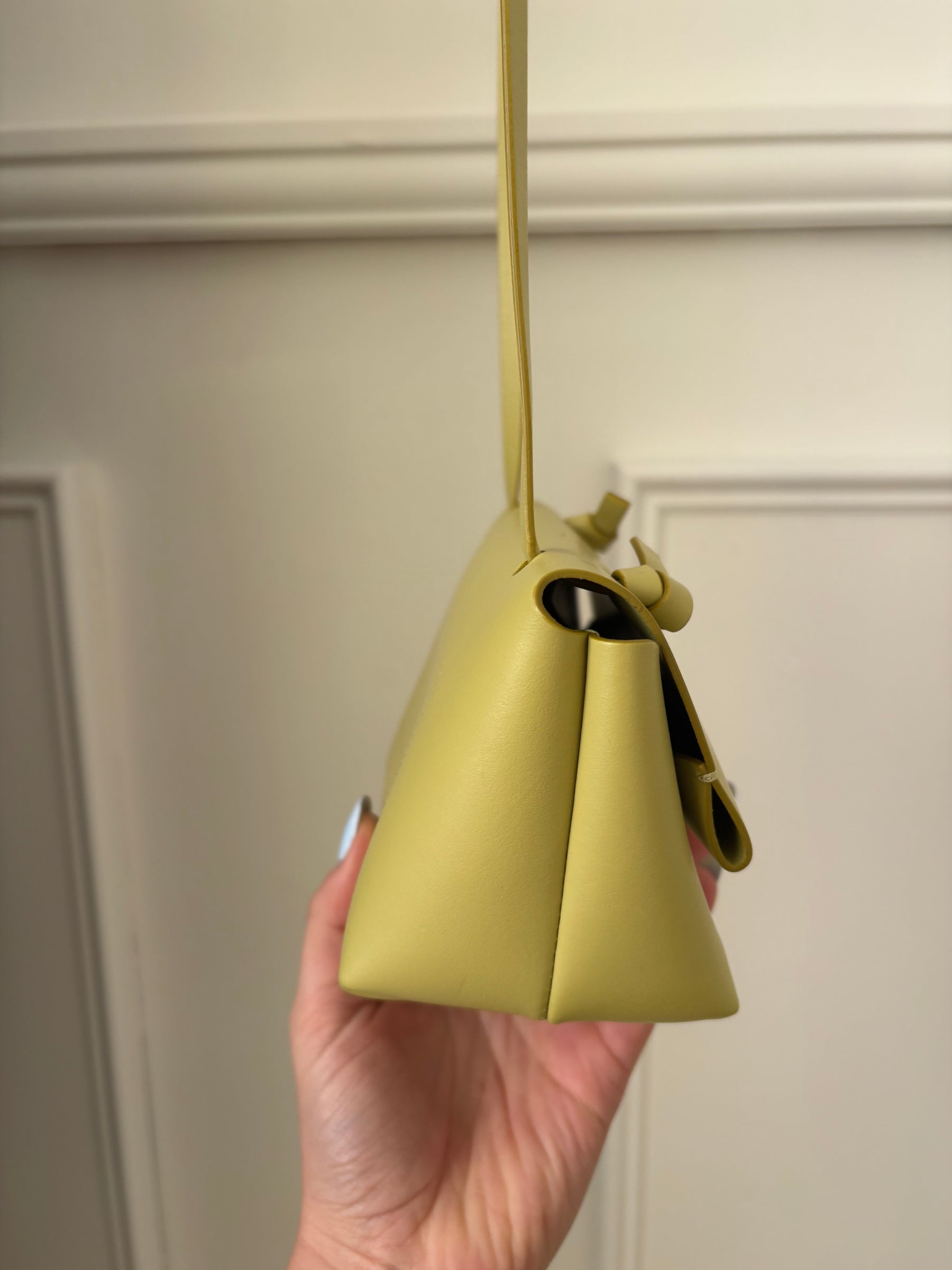 Acne Studios Chartreuse Mini Cross Body Bag
