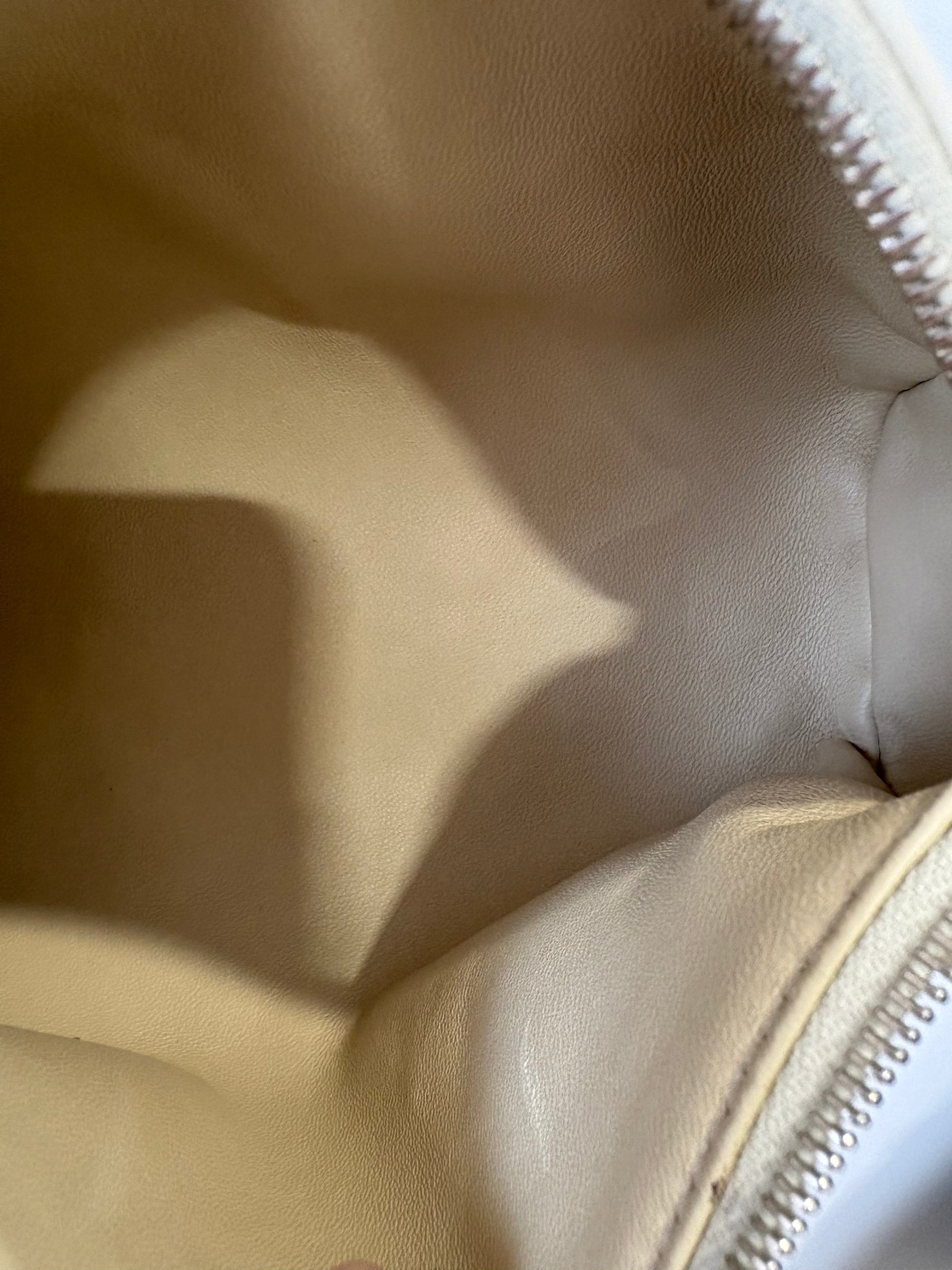The Row Ivory Grained Leather 90's Bag