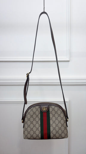 Gucci Canvas Monogram Ophidia Dome Bag
