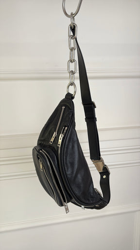 Alexander Wang Black Leather Bum Bag