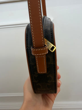 Celine Triomphe Mini Camera Canas Shoulder Bag