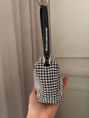 Alexander Wang Black and Crystal Mini Bag