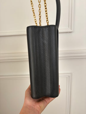 Louis Vuitton Black Epi Leather Twist Shoulder Bag