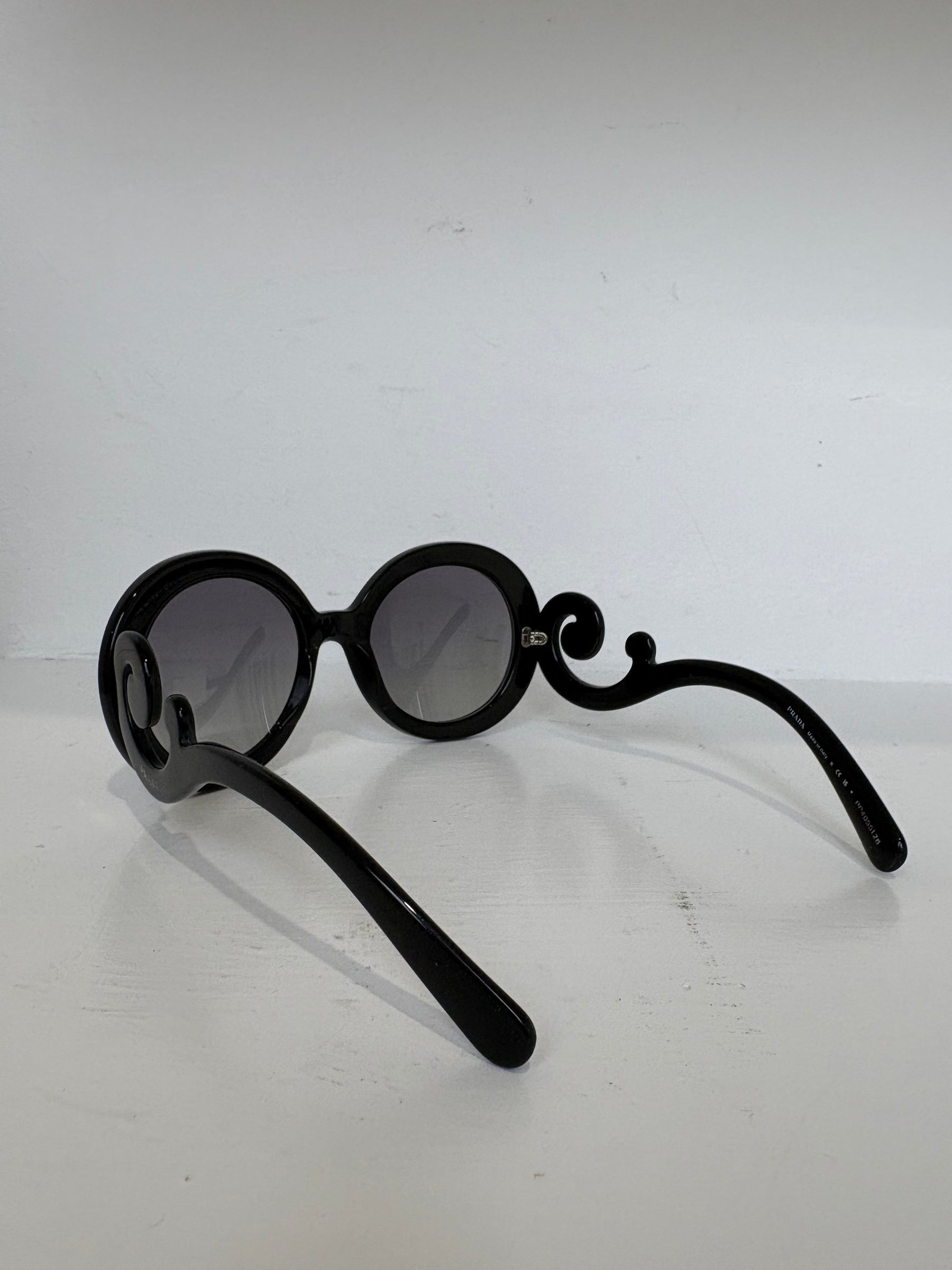 Prada Round Frame Sunglasses Black
