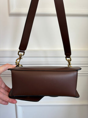 ATP Atelier Brown Leather Flap Bag
