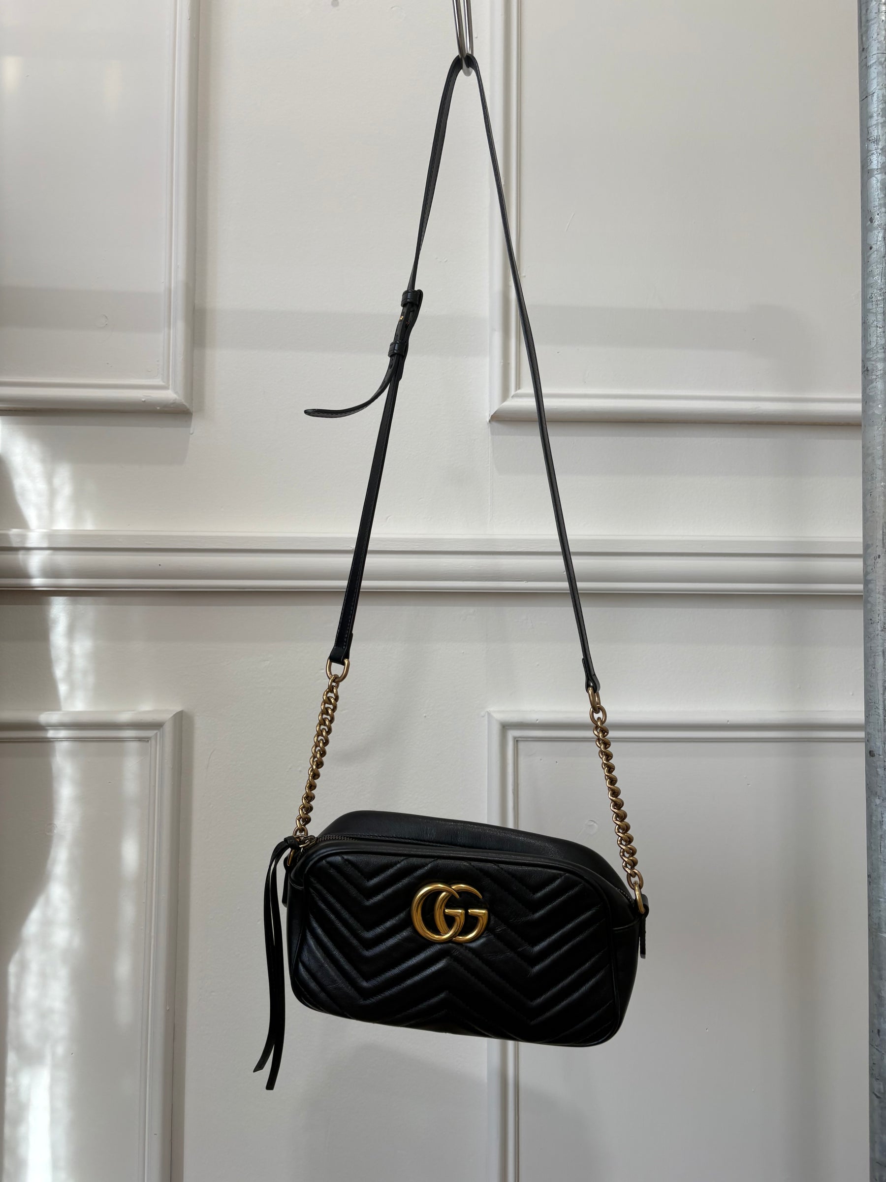 Gucci GG Marmont Small Camera Bag Black