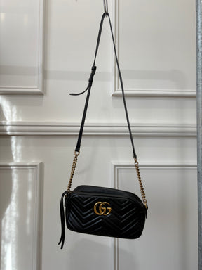 Gucci GG Marmont Small Camera Bag Black