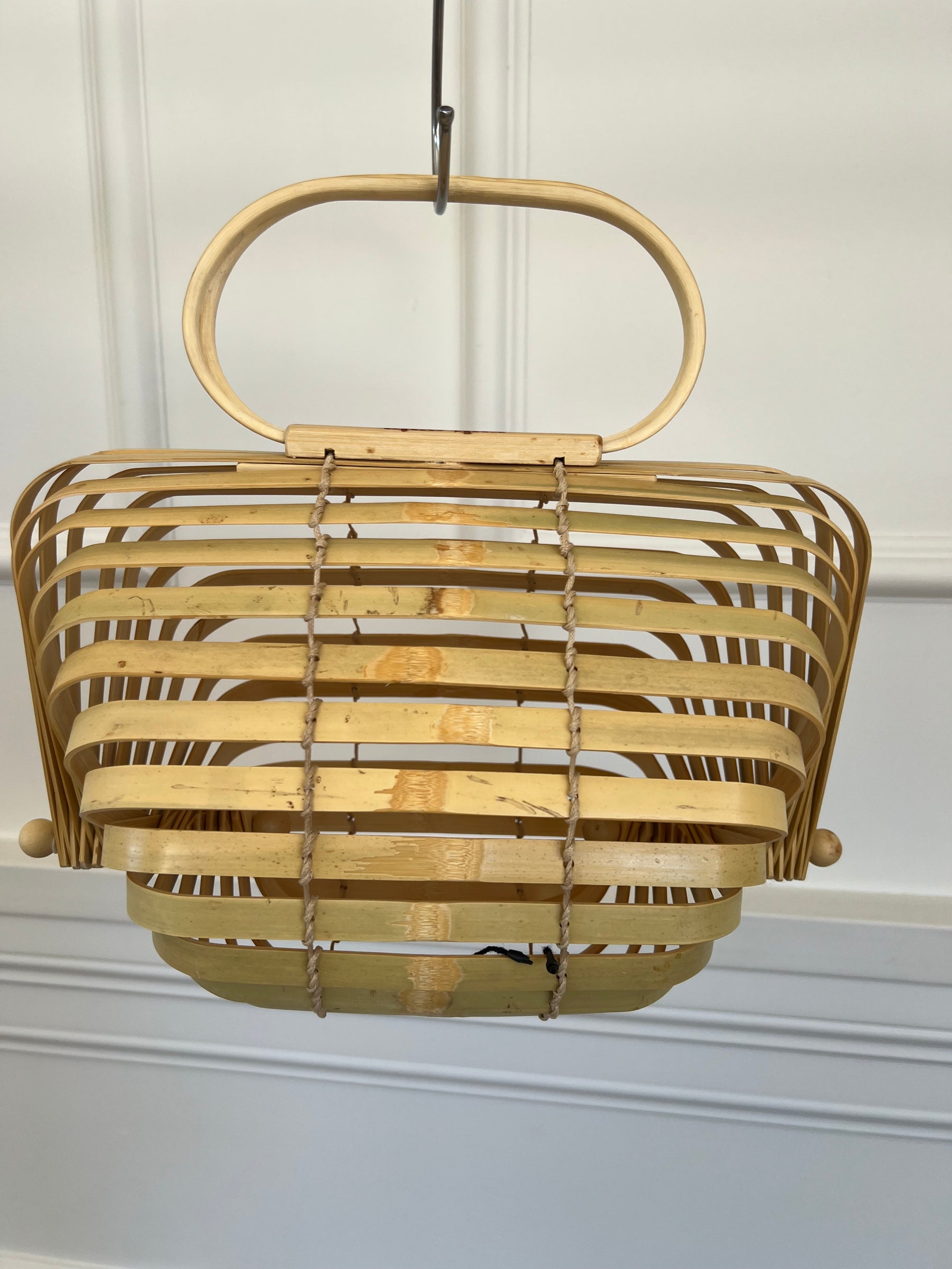 Cult Gaia Bamboo Top Handle Lilleth Basket Bag