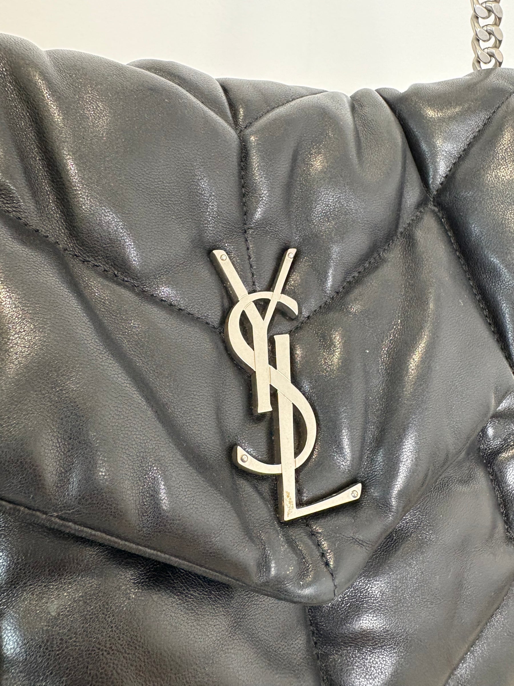 Saint Laurent Lou Puffer In Lambskin Medium