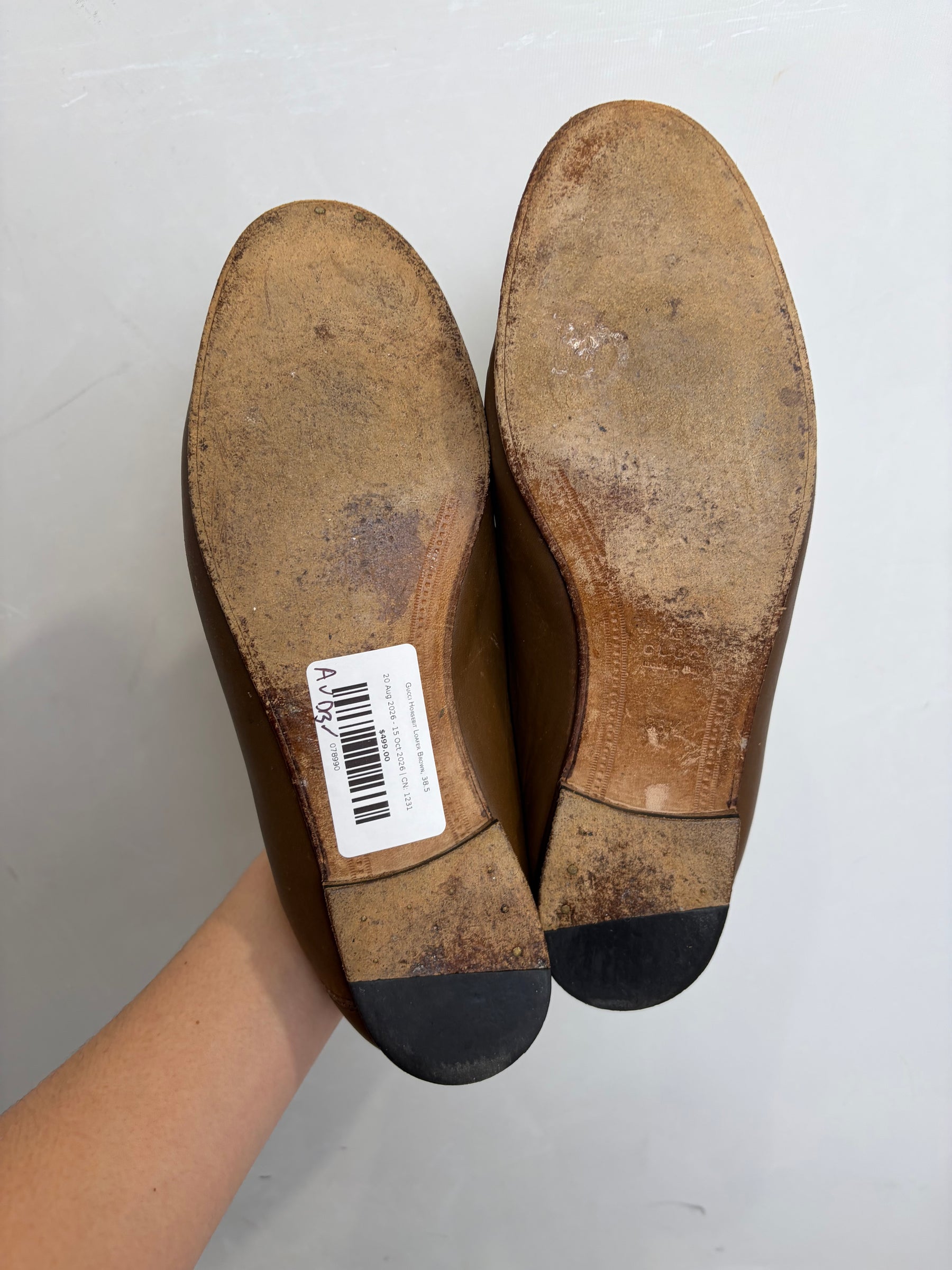 Gucci Horsebit Loafer Brown, 38.5