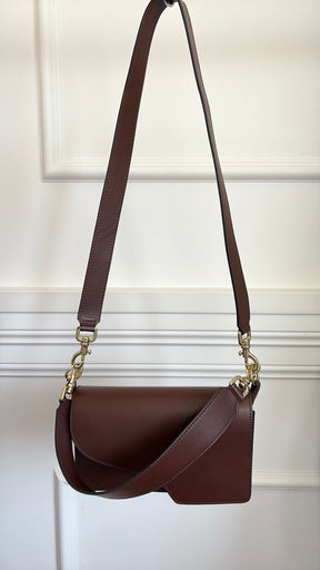 ATP Atelier Brown Leather Flap Bag