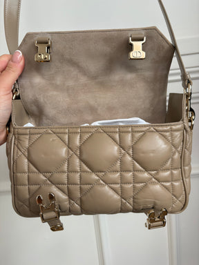Dior Beige Quilted 'Diorcamp' Crossbody Bag