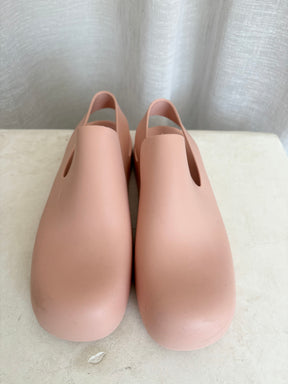 Bottega Veneta Rubber Mules Pink, 36