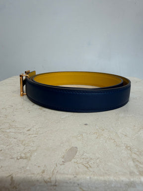 Hermès Mini Constance Belt Buckle & Reversible Leather Strap 24 mm, 85