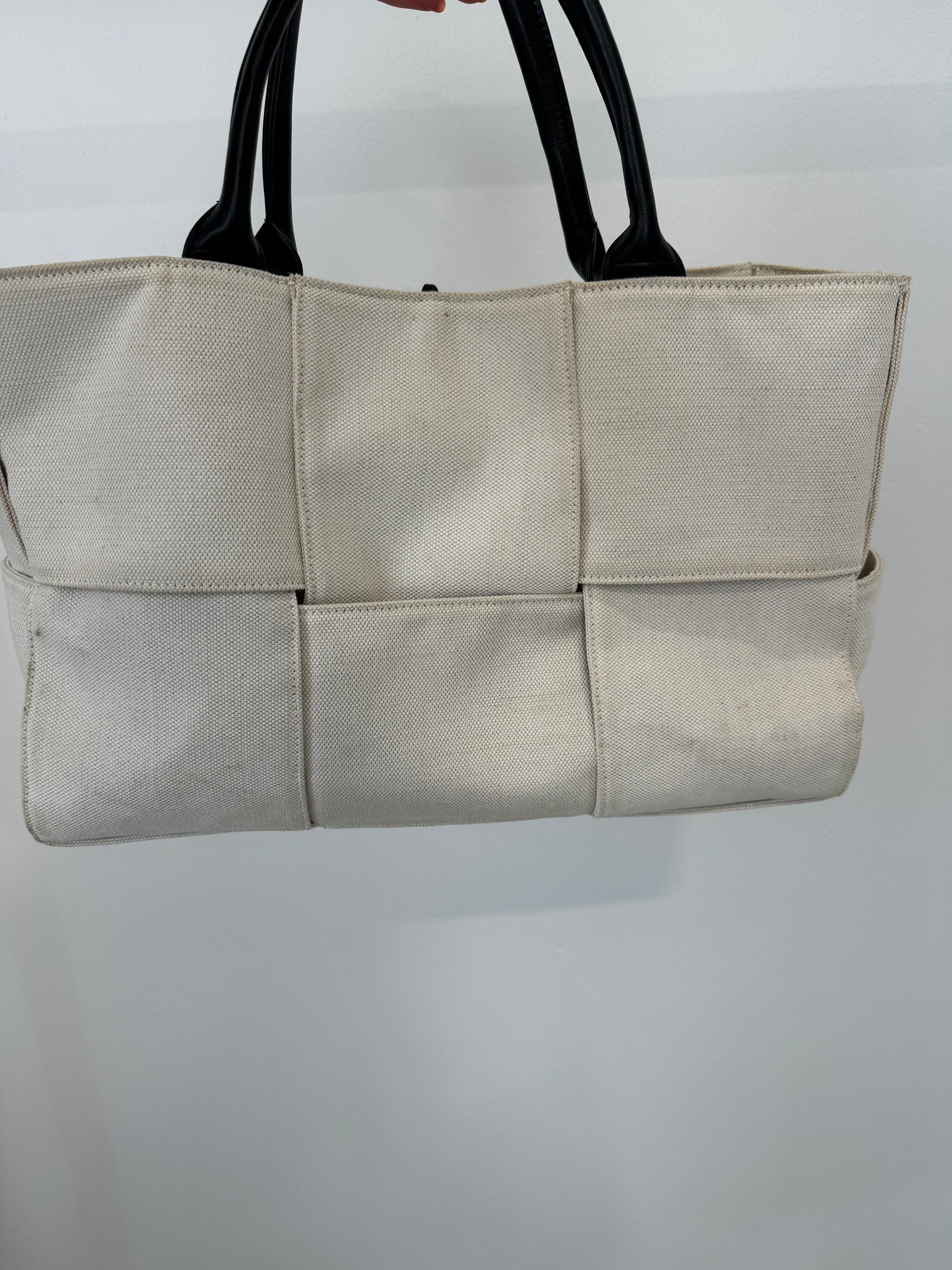 Bottega Veneta Arco Canvas Tote Bag