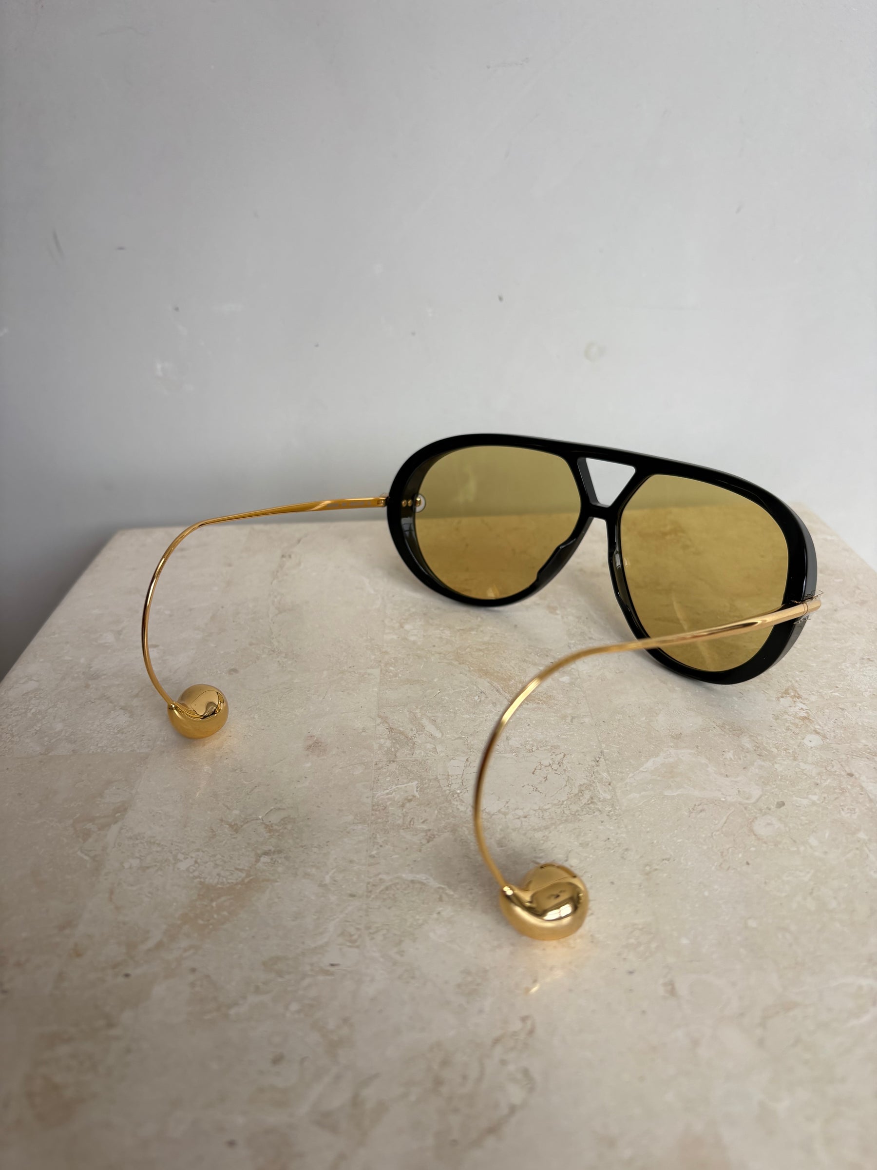 Bottega Veneta Drop Aviator Sunglasses