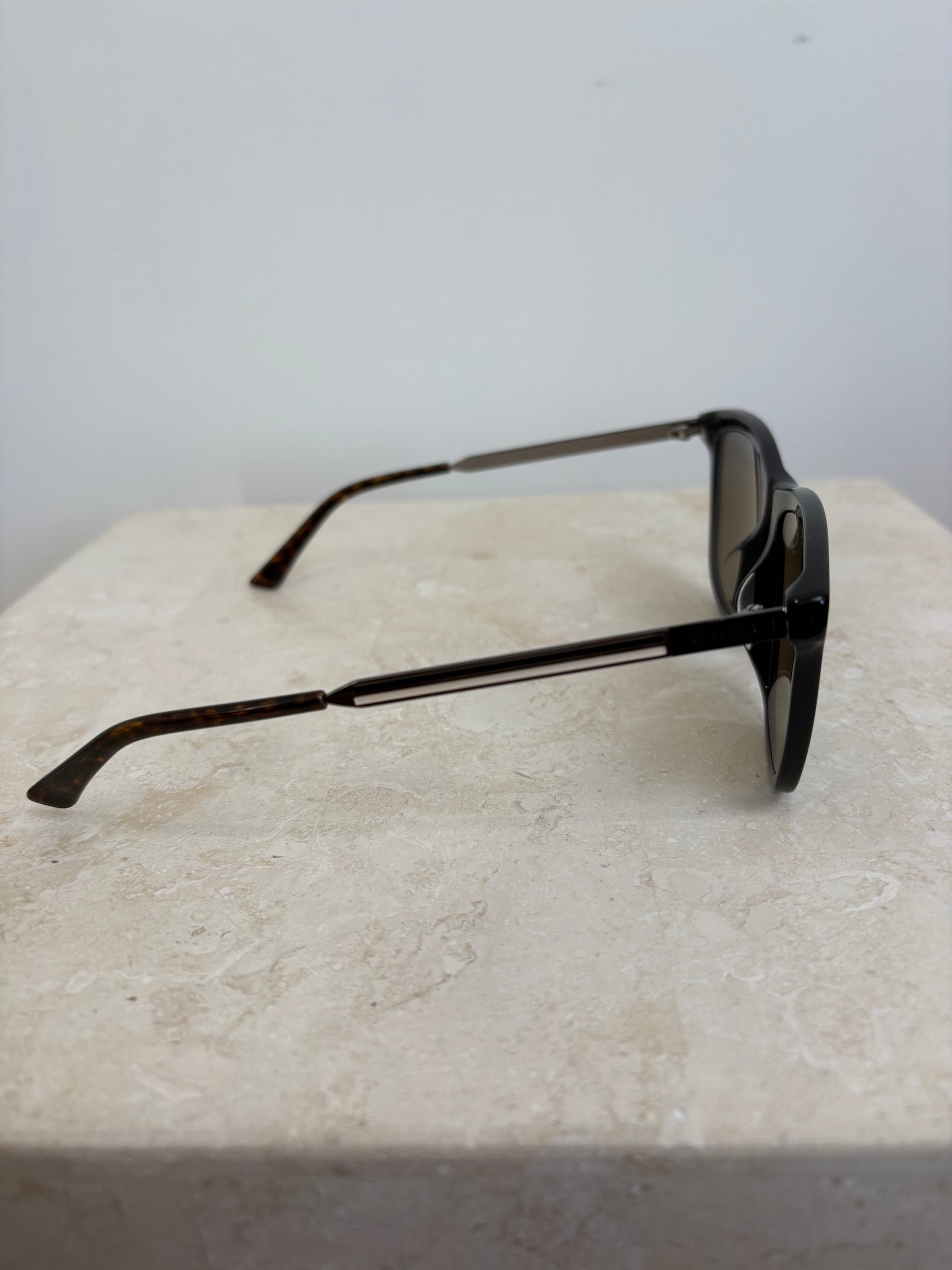 Gucci Black Square Sunglasses