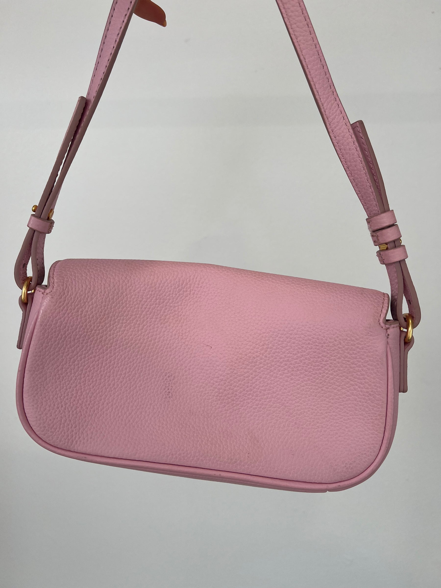 Oroton Pink Leather Mini Shoulder Bag