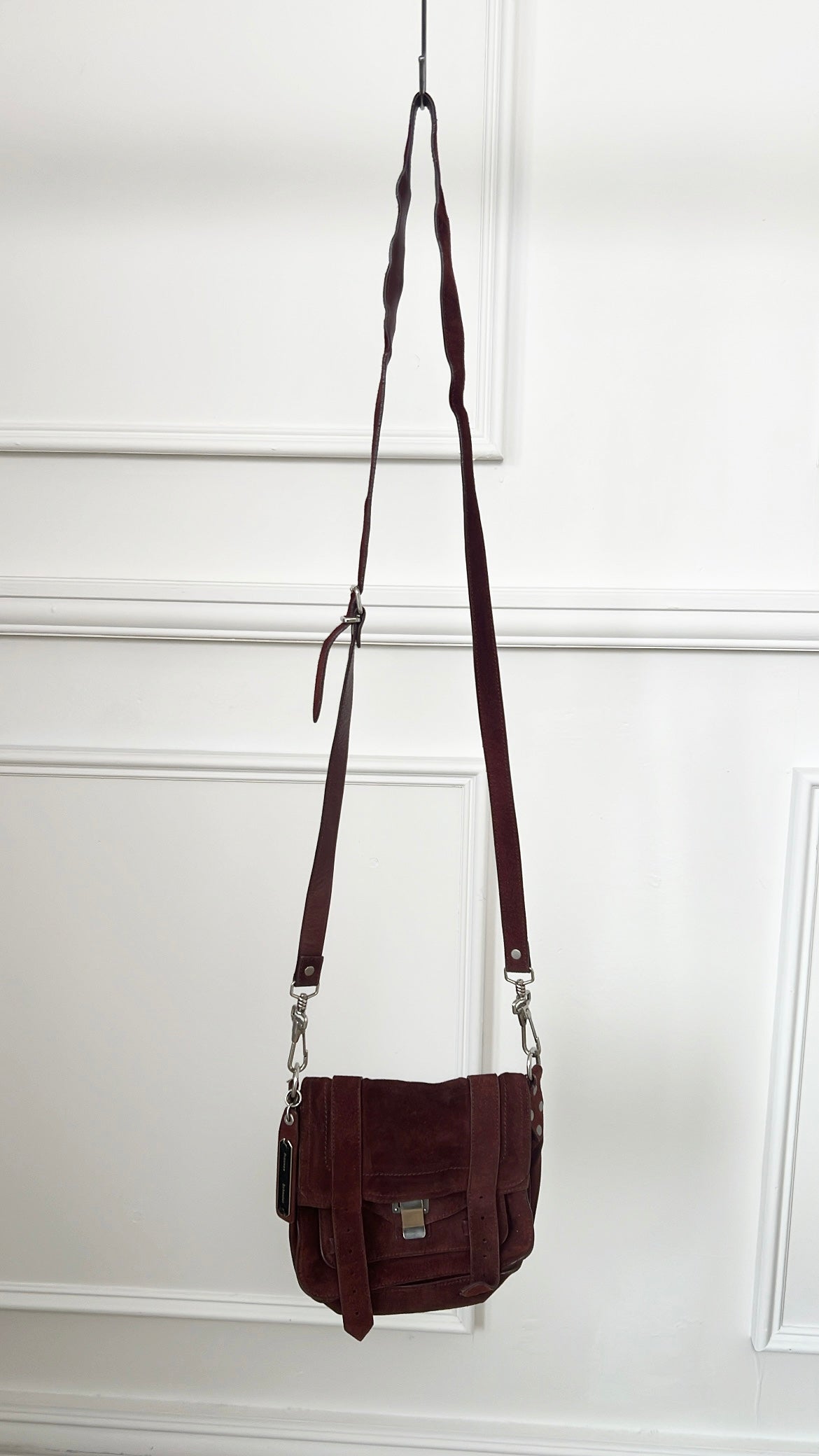 Proenza Schouler Rust Suede mini PS1 Bag
