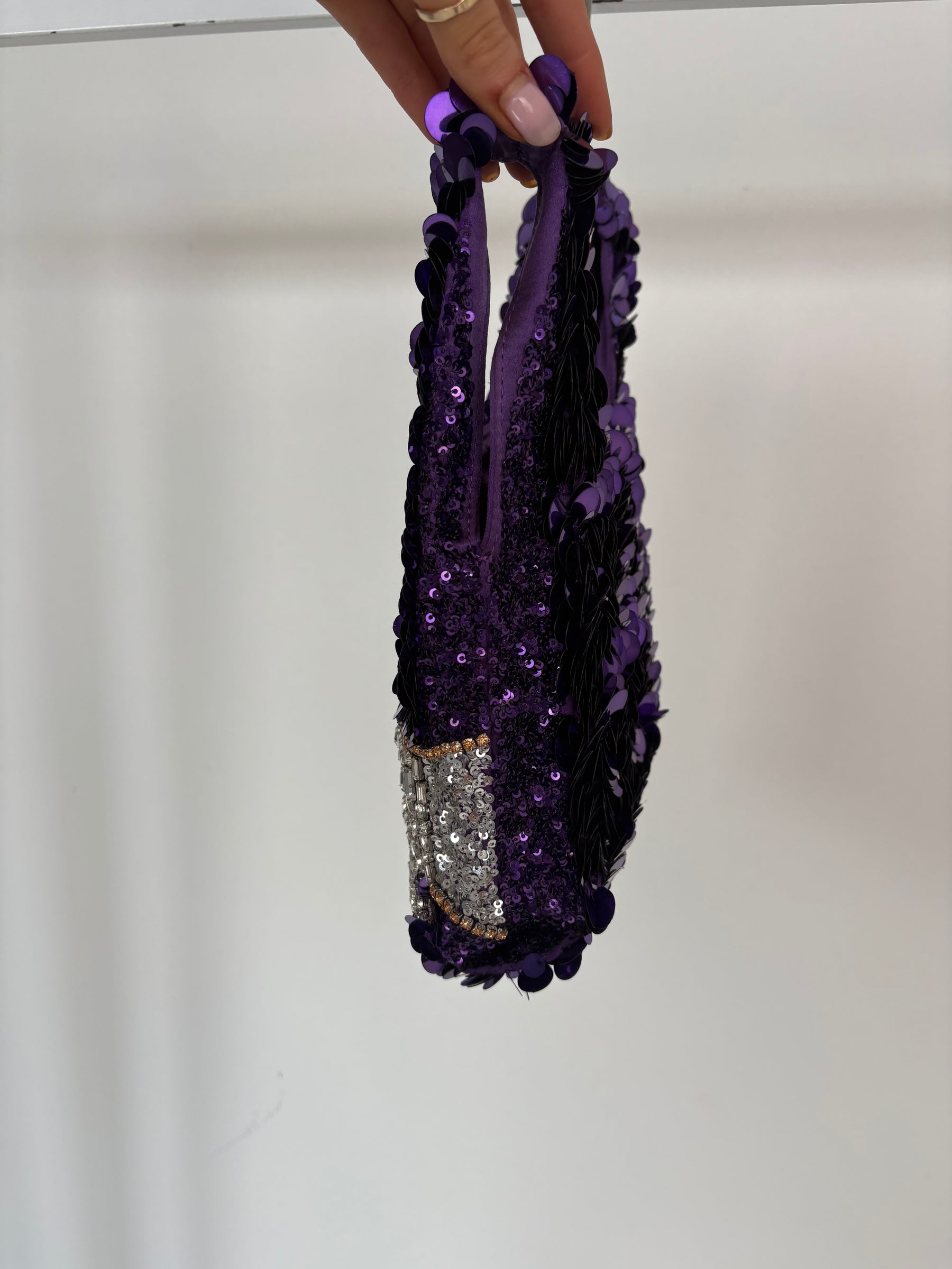 Anya Hindmarch Purple Sequinned 'Cadbury Dairy Milk' Bag