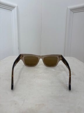 Bottega Veneta Smoke Acetate Cat Eye Sunglasses