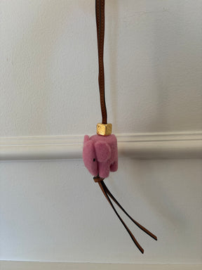Loewe Pink Elephant Bag Charm