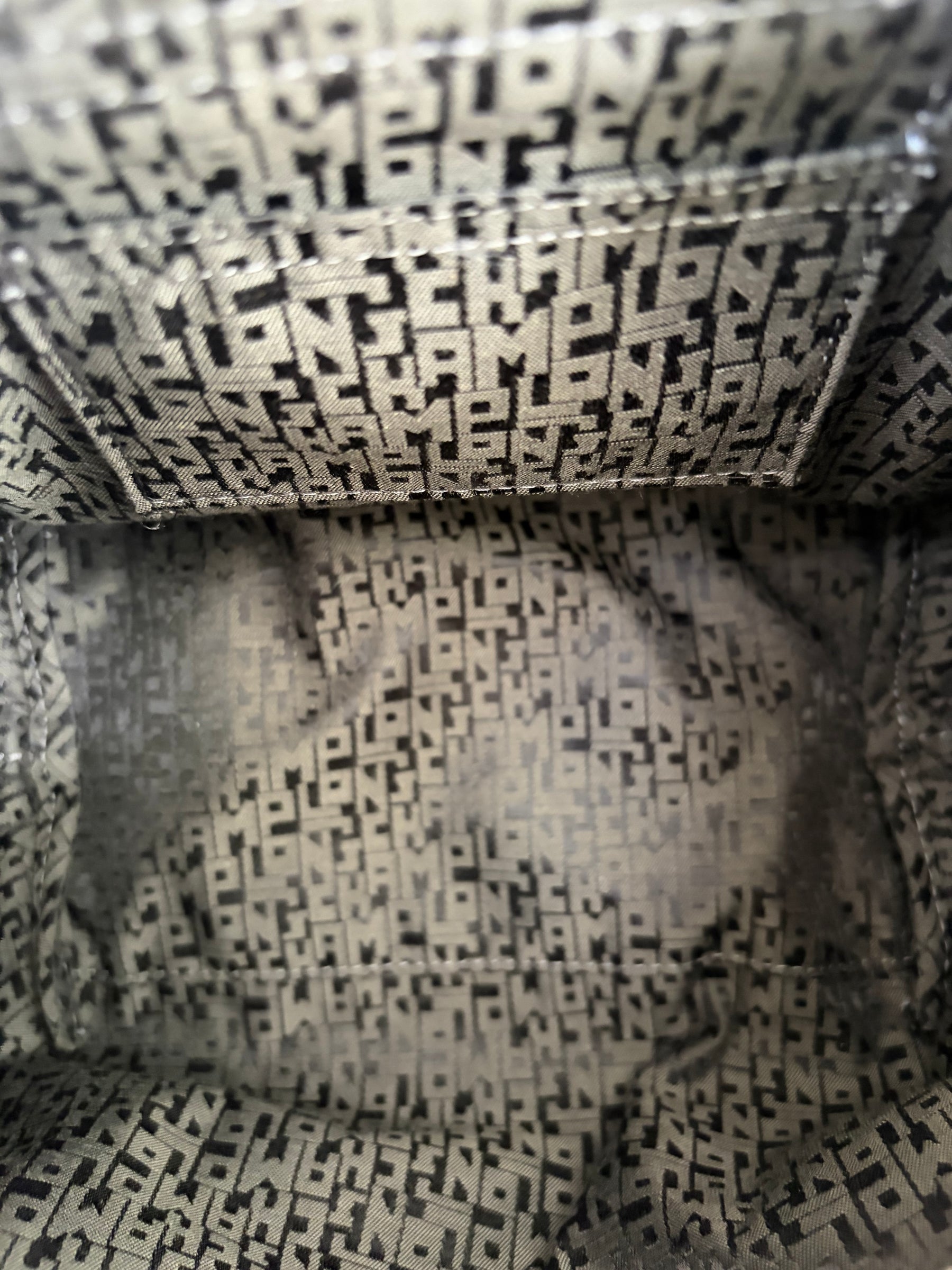 Longchamp Grey Leather Xtra Handbag XS