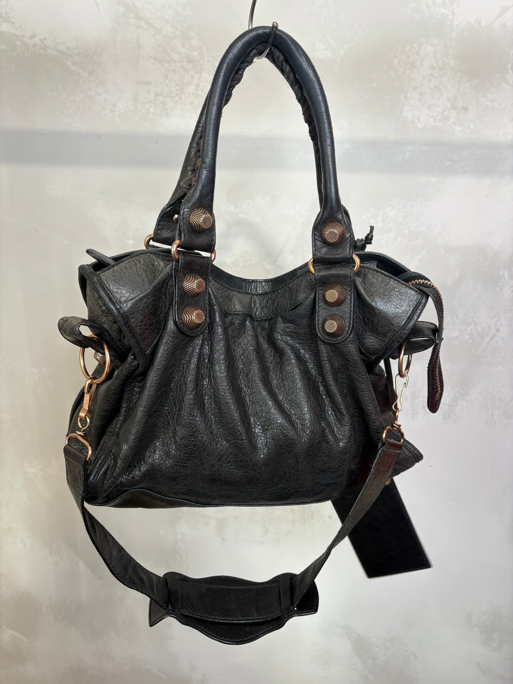 Balenciaga Charcoal City Bag