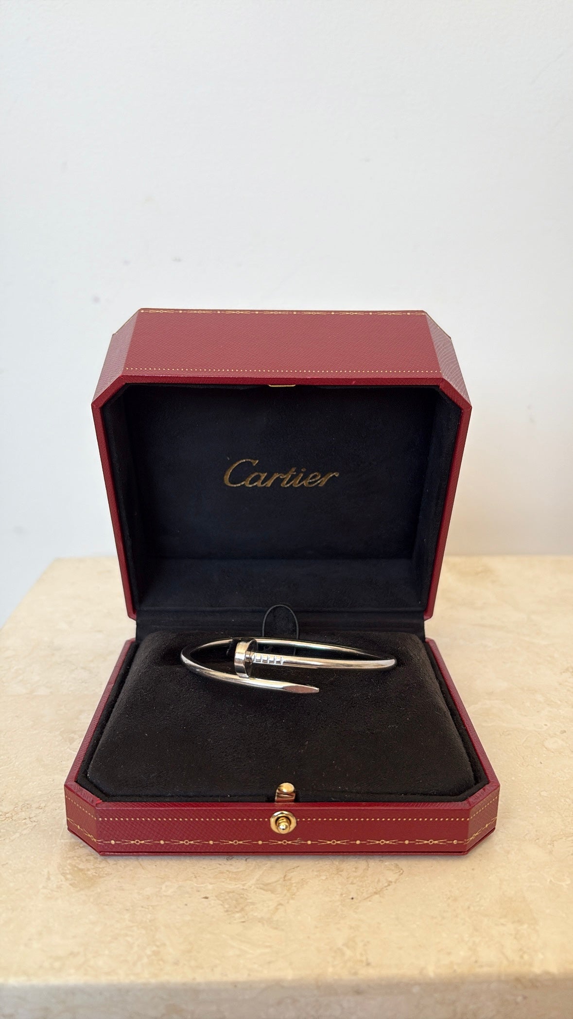 Cartier Juste Un Clou Bracelet in White Gold, 18