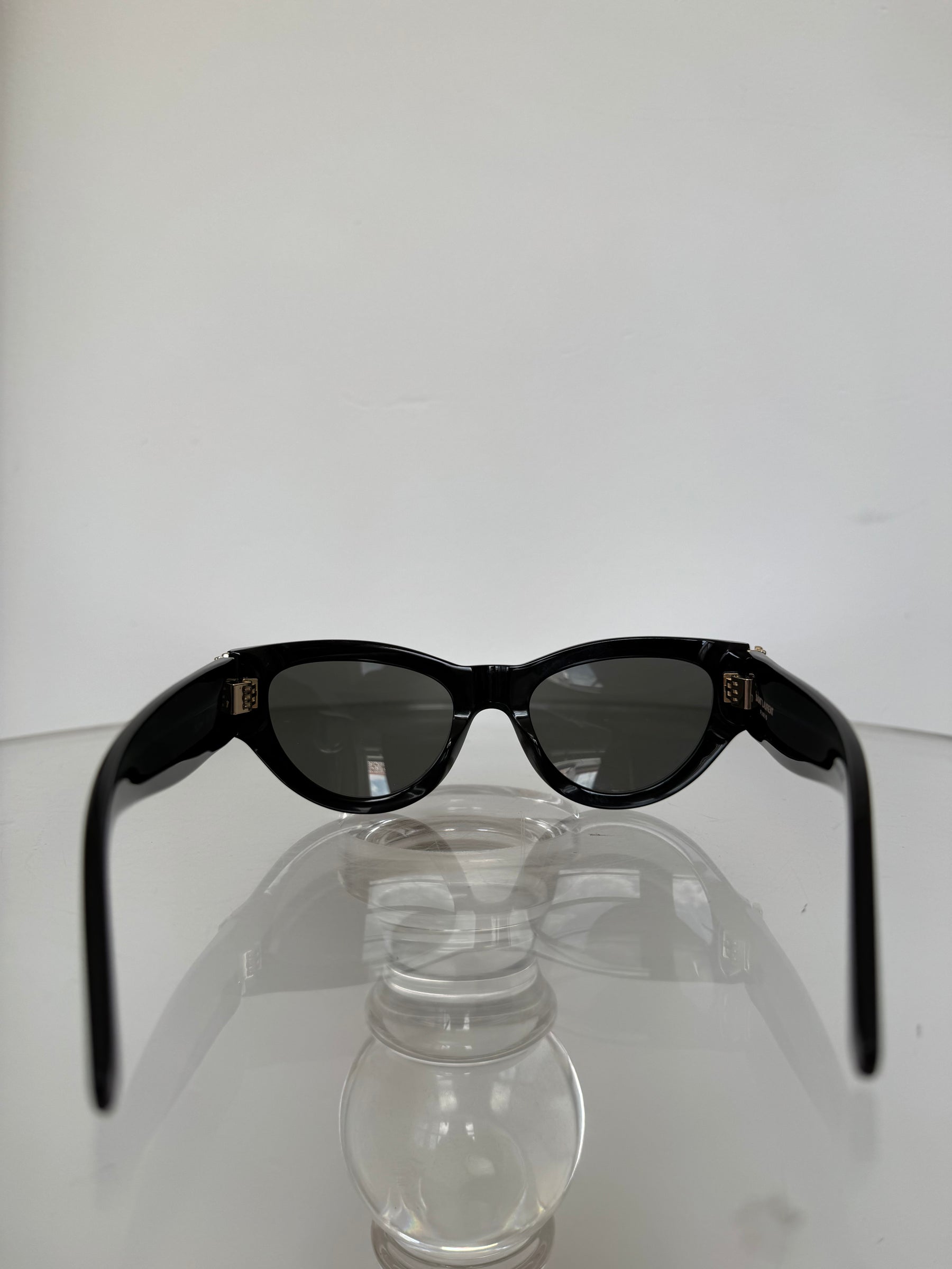 Saint Laurent Black Cat Eye Sunglasses