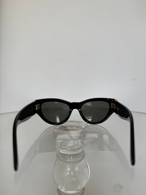 Saint Laurent Black Cat Eye Sunglasses