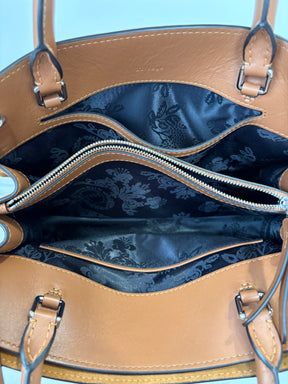 Le Tanneur Tan Leather Medium Emie Tote