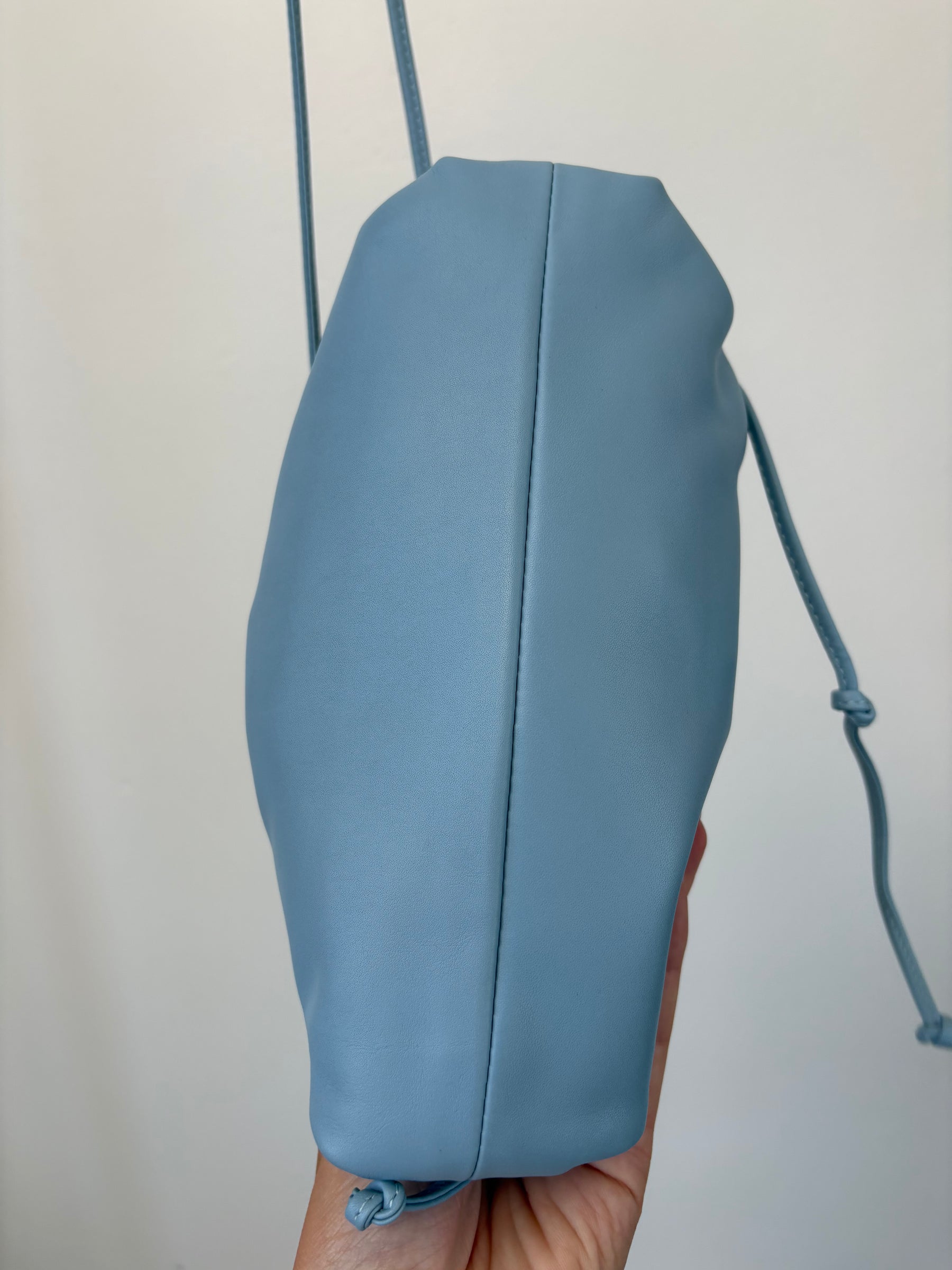 Bottega Veneta The Mini Pouch Crossbody Bag Blue