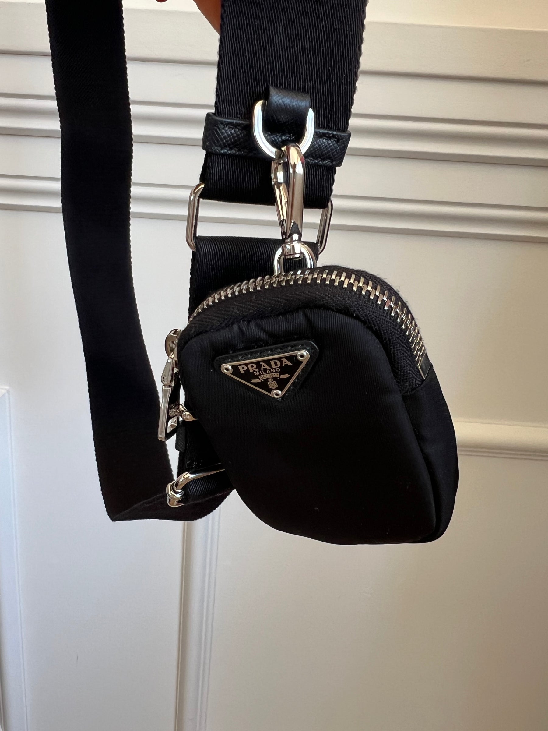 Prada Black Re-Edition 2005 Re-Nylon Shoulder Bag
