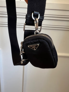 Prada Black Re-Edition 2005 Re-Nylon Shoulder Bag