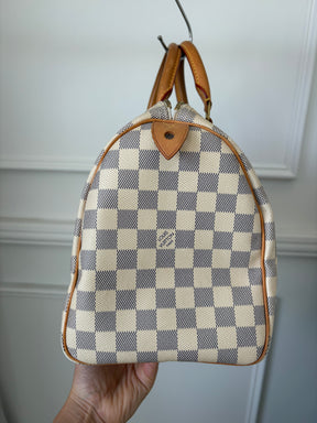 Louis Vuitton Damier Azure Speedy 30