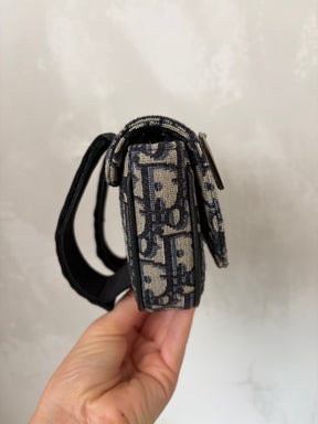 Dior Saddle Arm Pouch Oblique Jaquard