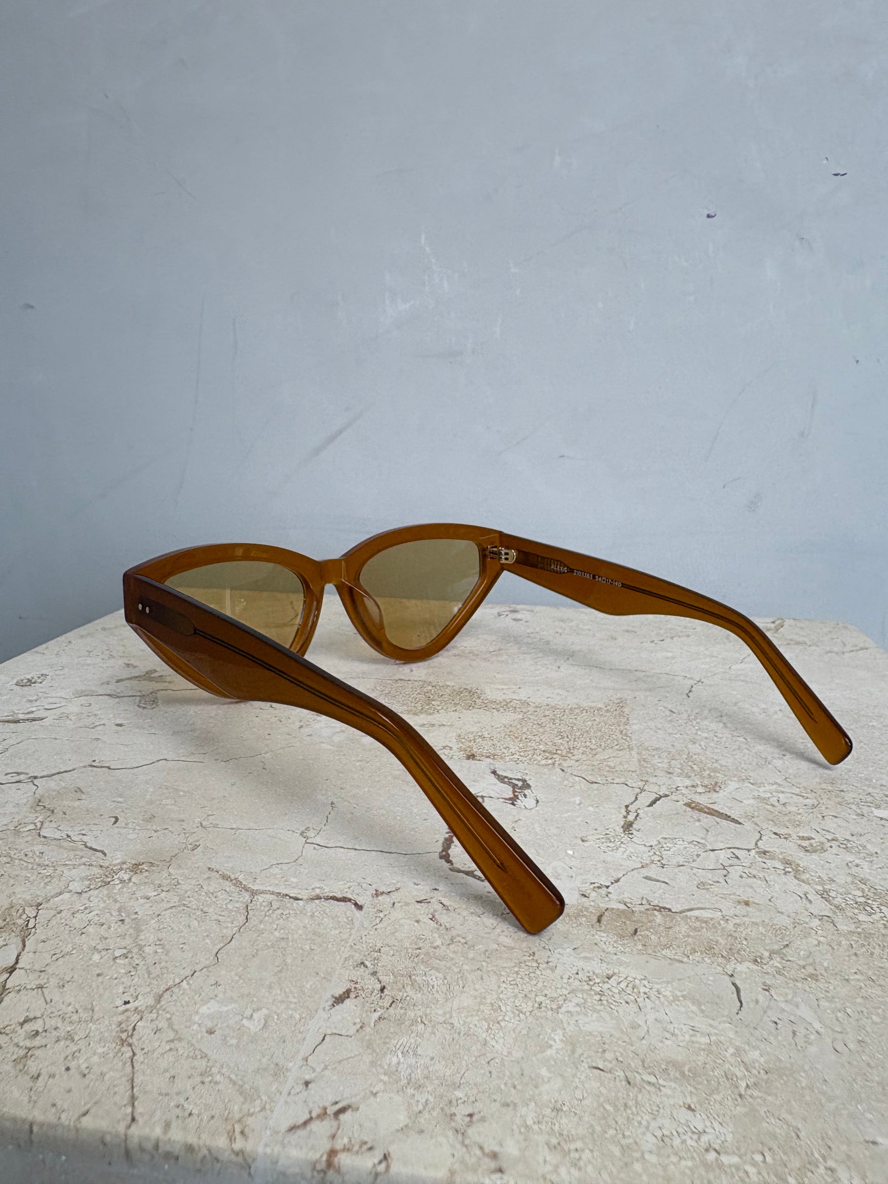 Oroton Orange Cat Eye Sunglasses