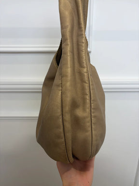 Loewe Hobo Gold Metallic Bag