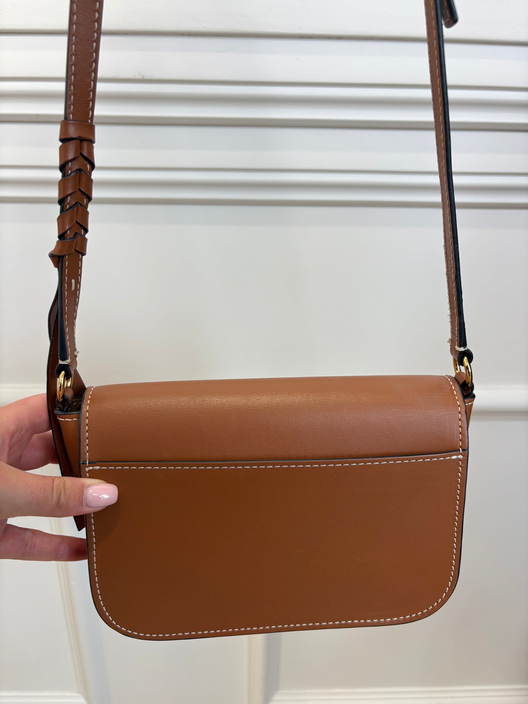 JW Anderson Leather Crossbody Bag Peacan Brown