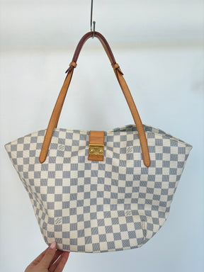 Louis Vuitton Damier Azure Salina Tote Bag