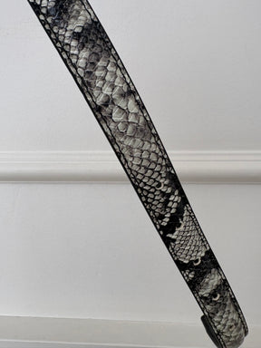 Anine Bing Python Print Belt, XS/S