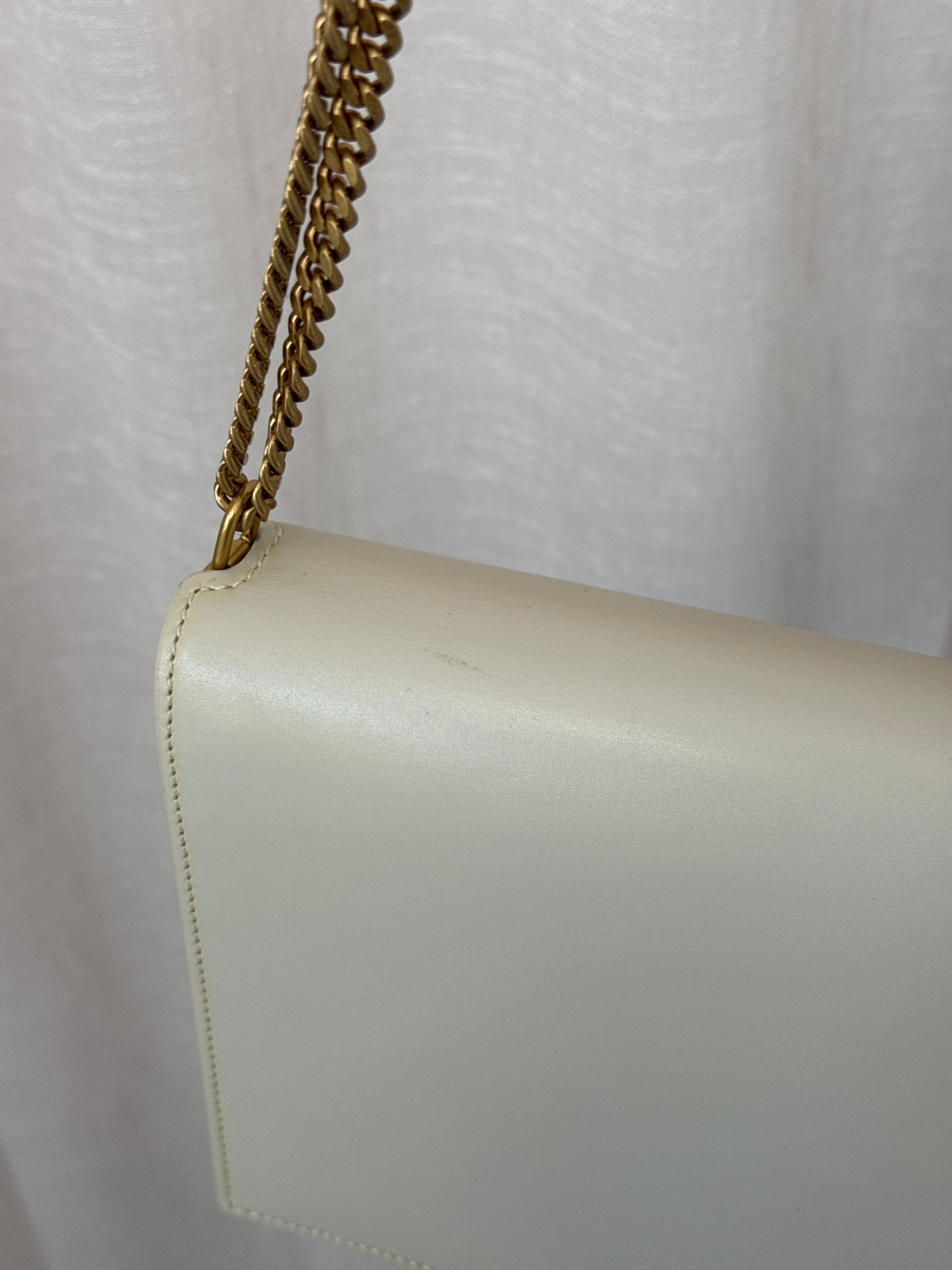 Saint Laurent Stone Leather Cassandra Envelope Chain Bag
