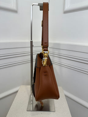Chloe Tan Leather Marcie Shoulder Bag