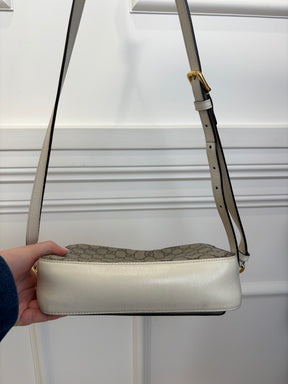 Gucci Coated Canvas and Leather Horsebit 1955 Camera Bag