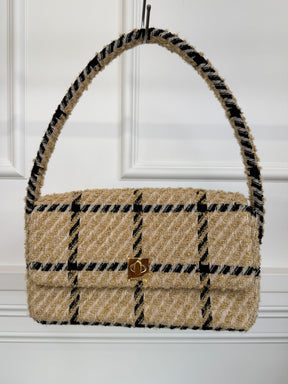 Anine Bing Nico Bag Camel Check